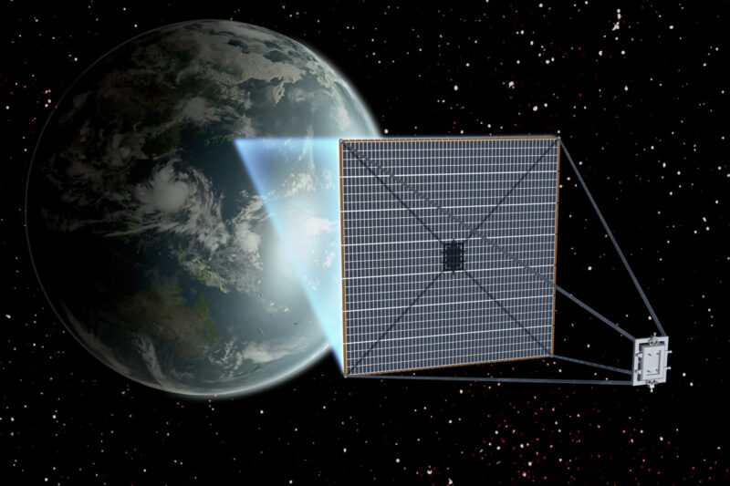 JAXA宇宙太陽光発電システムの画像